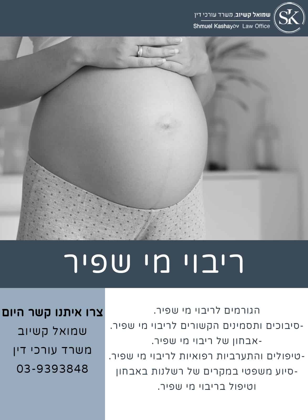 תוכן עניינים לגבי ריבוי מי שפיר