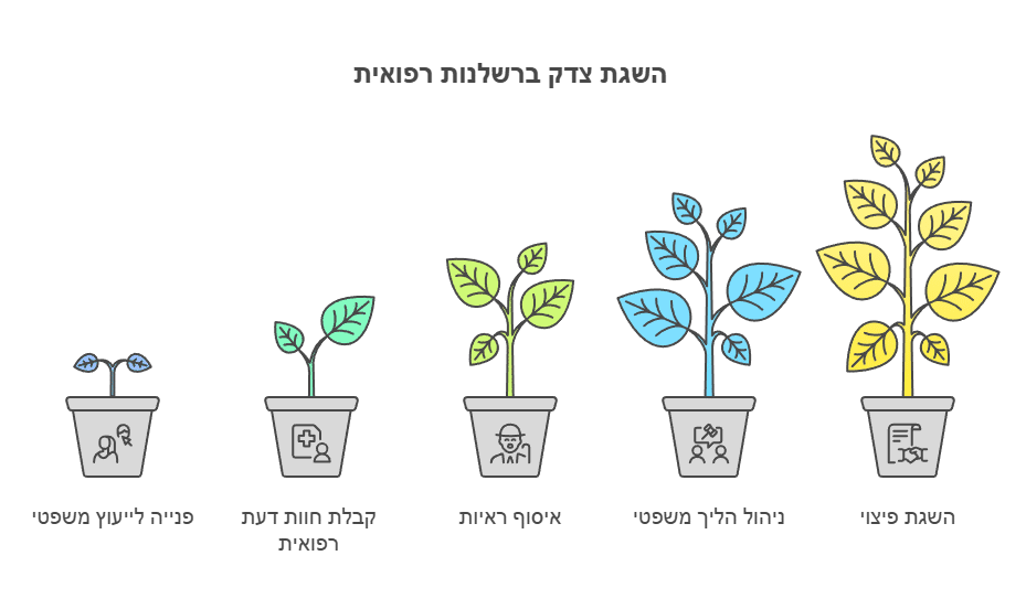 שלבי ניהול תביעת רשלנות רפואית